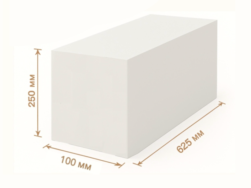 Газоблок 100 мм SAURAN BRICKS