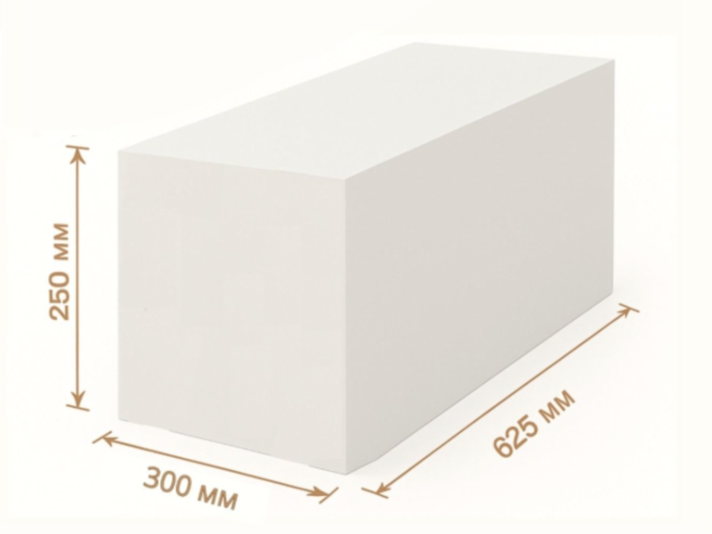Газоблок 300 мм SAURAN BRICKS